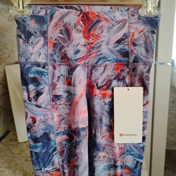 🆕 Lululemon Fast and Free Brushed High-Rise Tight 28" Atmospheric Purple 2 NWT - Picture 9 of 16